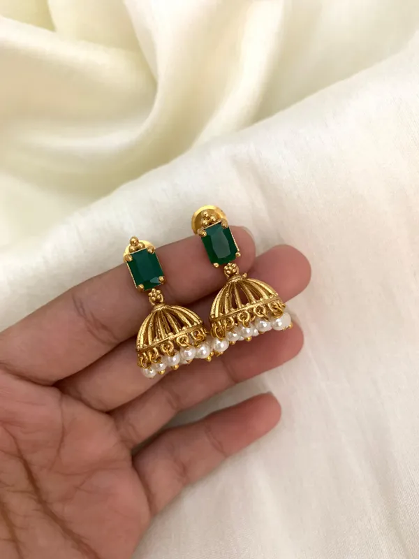 Ethnic_Kemp_Design_Pearl_Jhumkas_For_Kids_/_Women