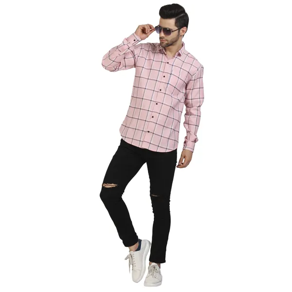 Indigo_cotton_fabric_checks_design_full_sleeve_shirt