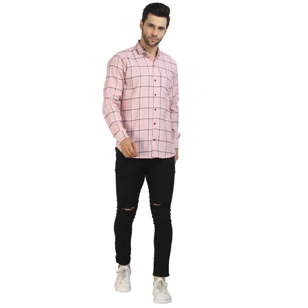 Indigo_cotton_fabric_checks_design_full_sleeve_shirt