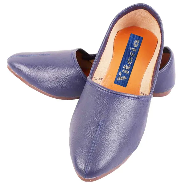 Blue_&_Black_PU_Premium_Jutis_Shoe_For_Men