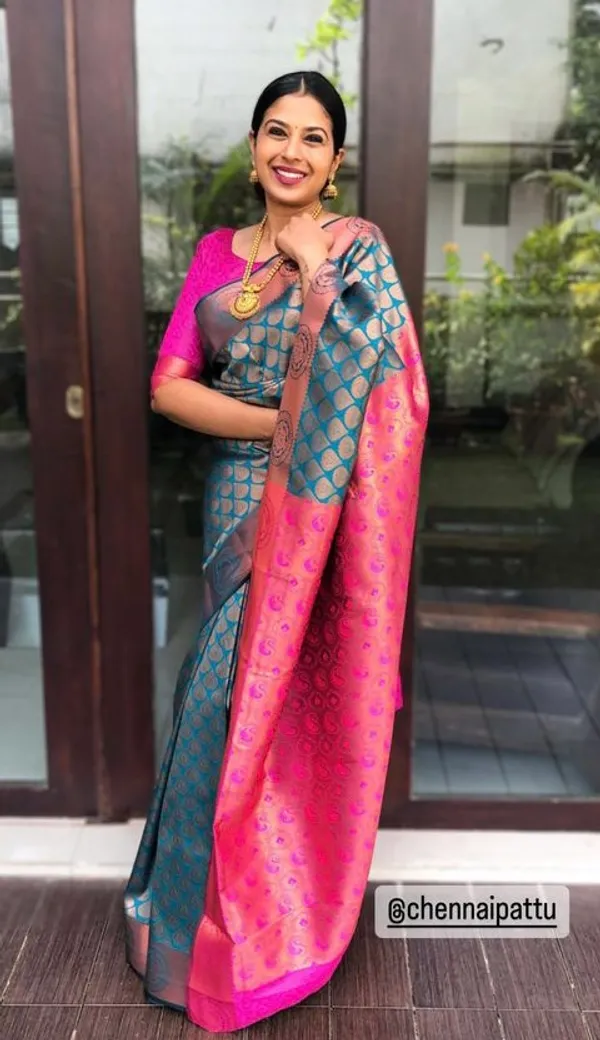 BLUE_PURE_BANARASI_SAREE