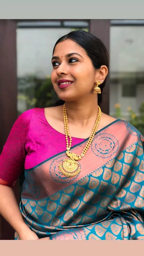 BLUE_PURE_BANARASI_SAREE