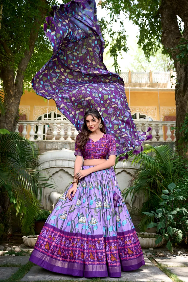 Luvender_Premium_&_Elegant_Dola_Silk_Lehenga_Choli_For_Women