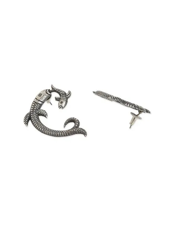 Quirky_German_Silver_Fish_Stud_Earrings