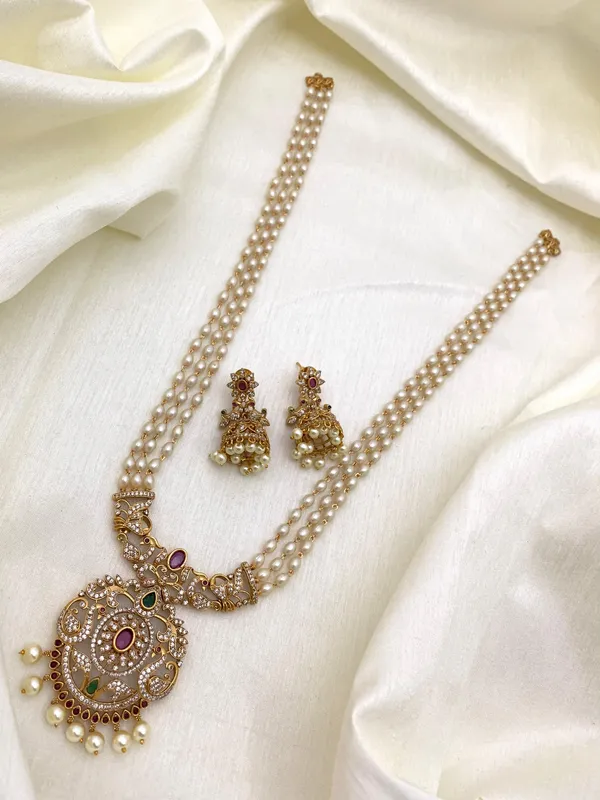 Fashion Jewell LENITA PREMIUM LONG HARAM SET Price in India Buy Fashion Jewell LENITA PREMIUM LONG HARAM SET online at undefined
