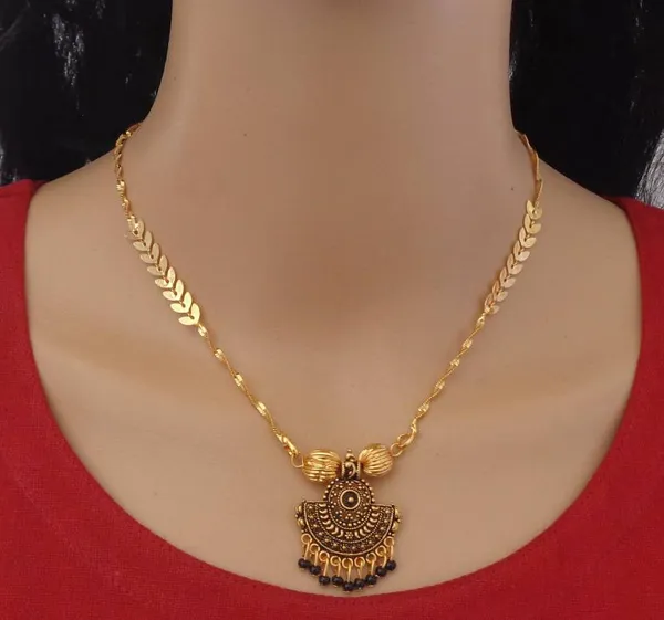 Gold_Daily_Wear_22K_Gold_Plated_Mangalsutra_Set_Of_4,_For_Women