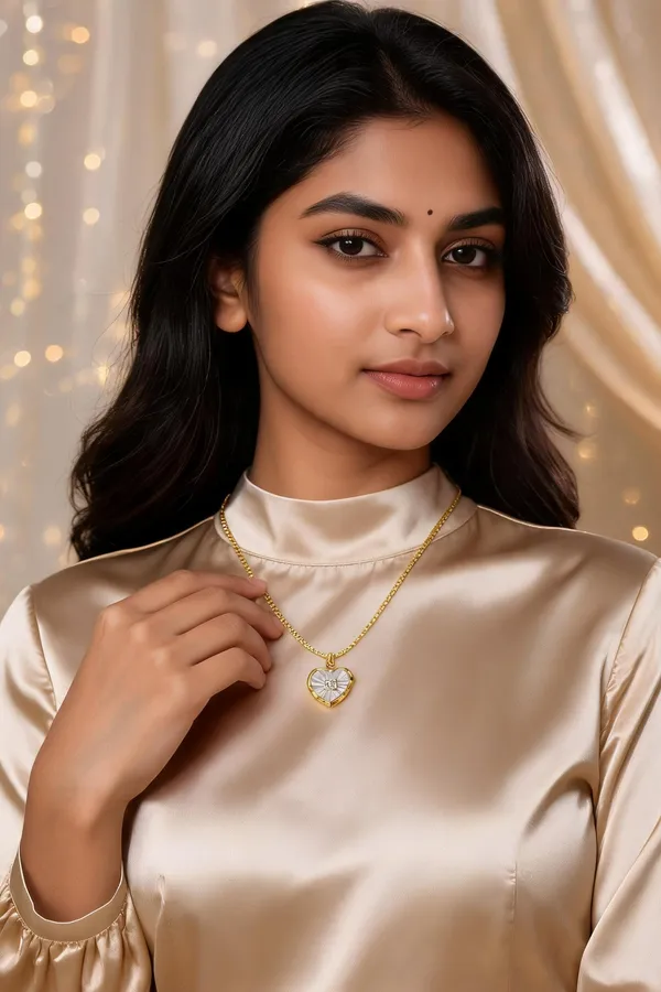 Ilanja_Gold-Tone_Floral_Crystal_Center_Pendant_Necklace