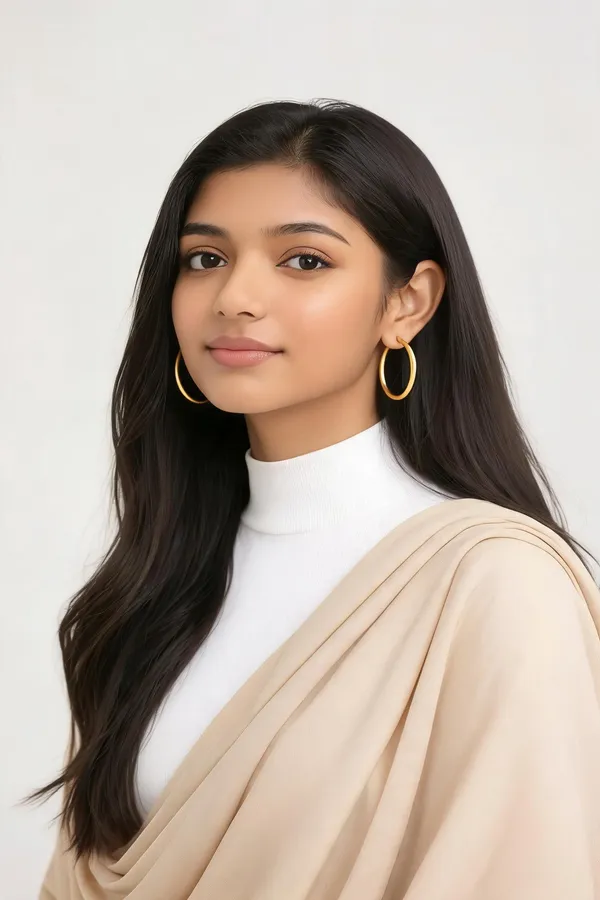 Ilanja_Golden_Classic_Hoop_Earrings_for_Women