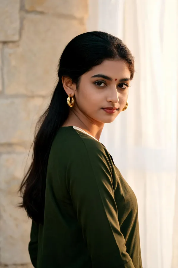 Ilanja_Gold-Tone_Chunky_Hoop_Earrings