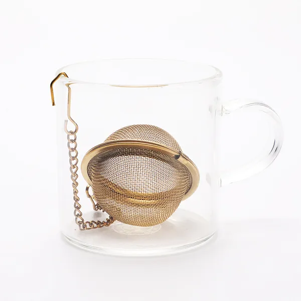 Set_of_2_Gold_Tea_Infuser_Ball_Shape_With_Chain_,For_Tea,_Herb,_Green_Tea,__Food_Grade__Material,_5Cm