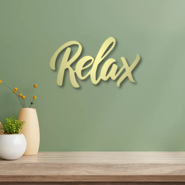 Metal_Wall_Art_for_Home_Decoration__|_Relax__|_Gold