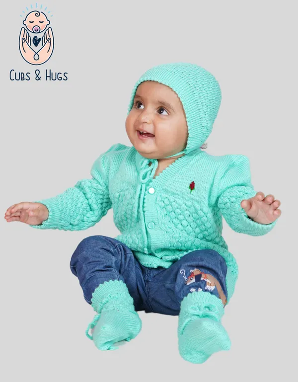Green_Front_Open_Embroidery_Sweater_For_New_Born_Baby