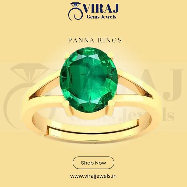 Panna_Stone_Created_Panna_Stone_Emerald_Ring_Adjustable_Woman_Man_Ring