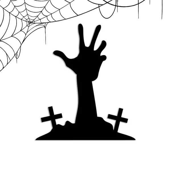 Wooden_Wall_Art_for_Home_Decoration|Zombie_Hand_Black