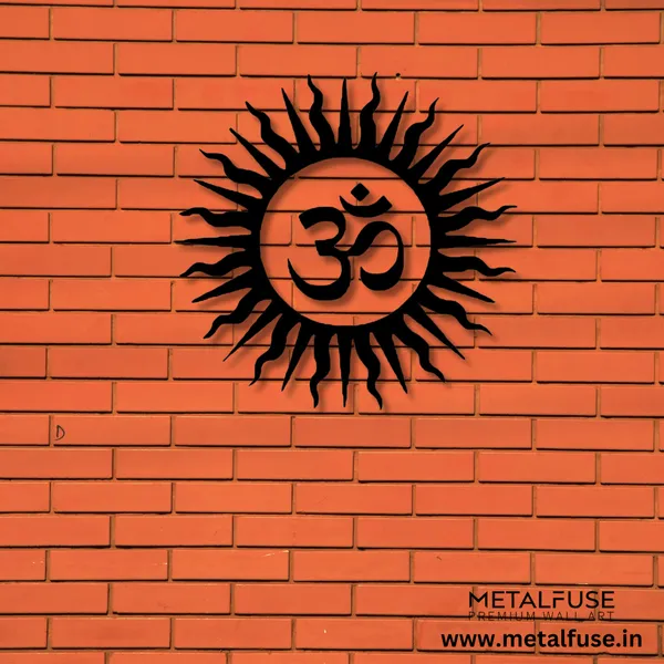 Metal_Wall_Art_for_Home_Decoration__|_Om_Vibrant__|_Black