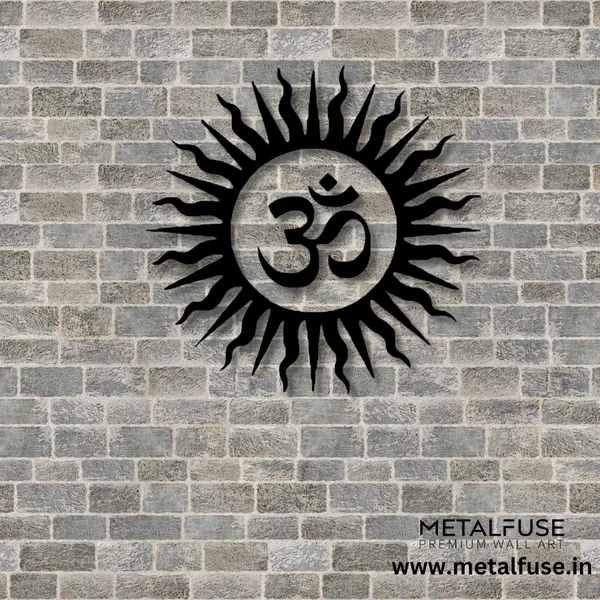 Metal_Wall_Art_for_Home_Decoration__|_Om_Vibrant__|_Black