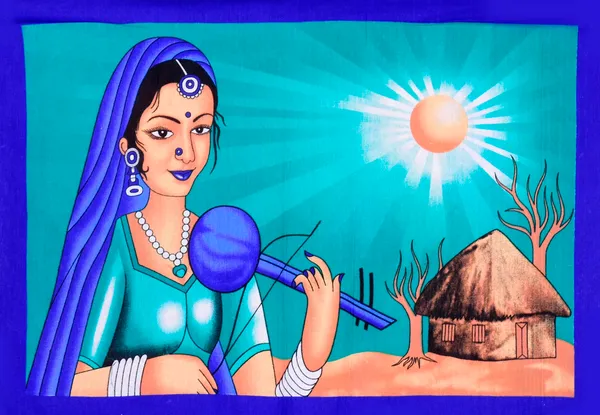 1_Cotton_Printed_Double_Bedsheet_(Blue)_with_set_of_2_Pillow_Covers