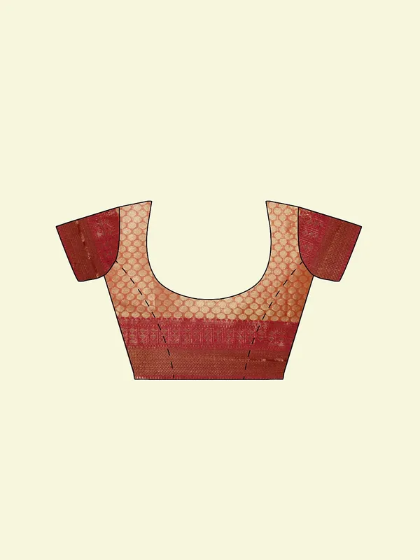 Brown_Matka_Silk/Silk_Blend_Banarasi_Sarees_For_Women