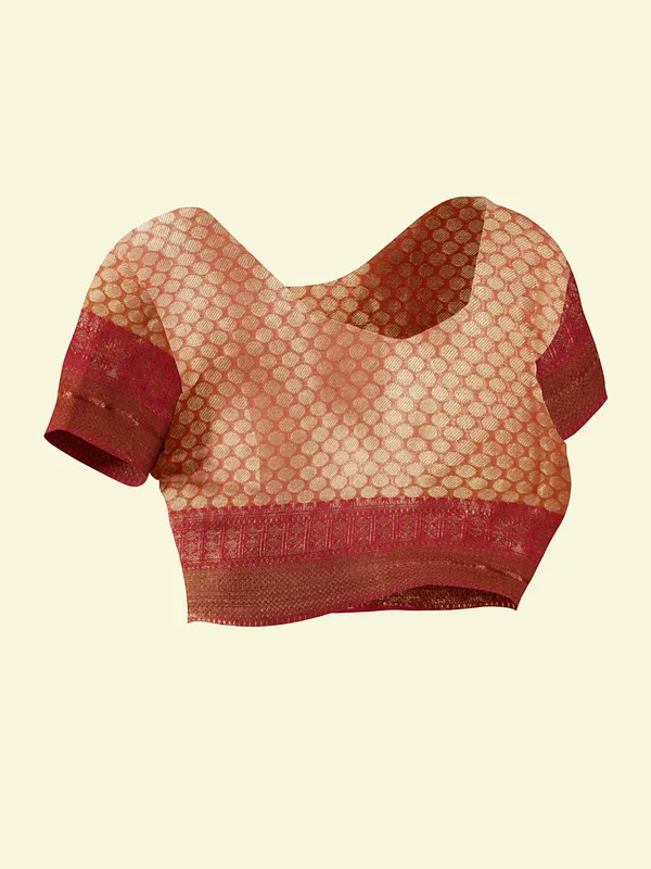 Brown_Matka_Silk/Silk_Blend_Banarasi_Sarees_For_Women
