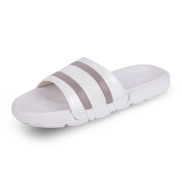 White_Silicon_Strap_And_Eva_Slip_On_Sliders_For_Men