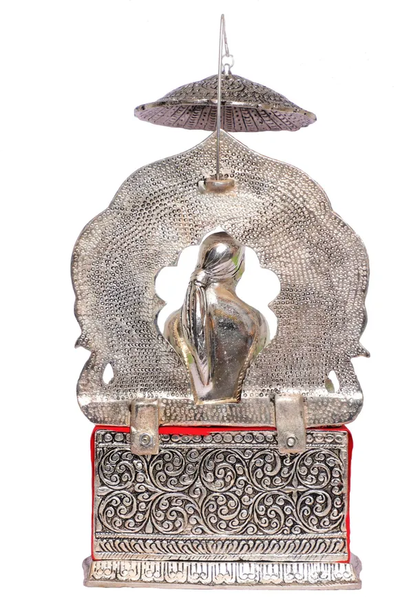 Silver_Plated_Sai_Baba_Sitting_On_Shinghasan_Oxidized_For_Loves_Ones