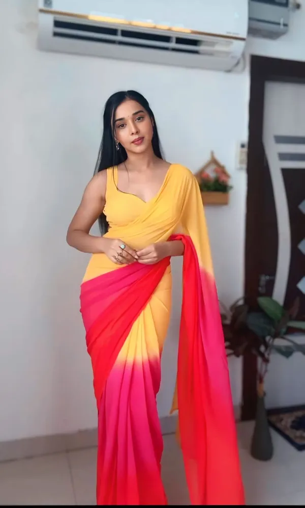 Multicolor_Ready_To_Wear_Trendy_Soft_Georgette_Saree