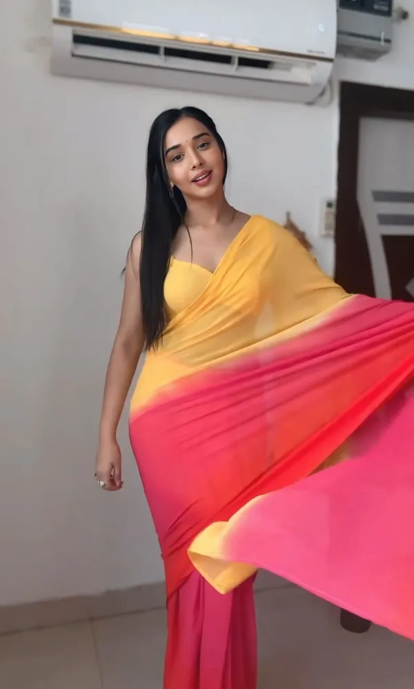 Multicolor_Ready_To_Wear_Trendy_Soft_Georgette_Saree