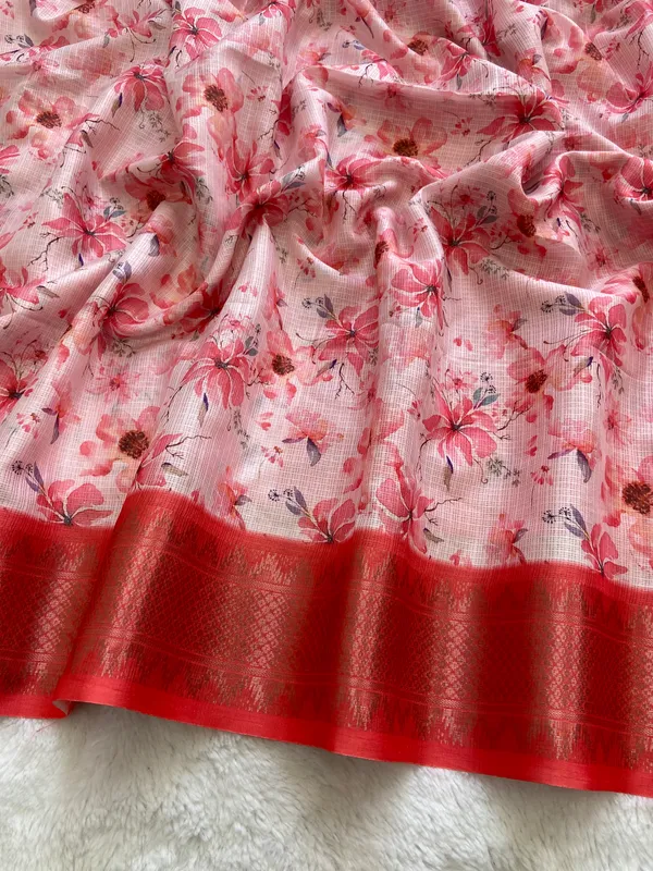 Alka_Red_–_Aesthetic_Edit_for_You_|_Soft_Kota_Saree_with_Print,_Pallu_&_Contrast_Print_Blouse_with_Tassels