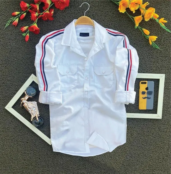 Men_Solid_Casual_White_Shirt