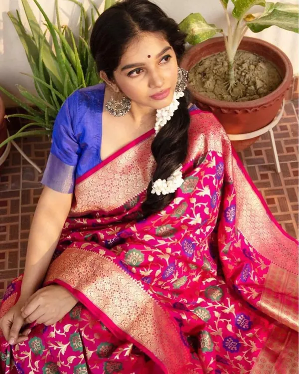 PINK_PURE_BANARASI_SAREE