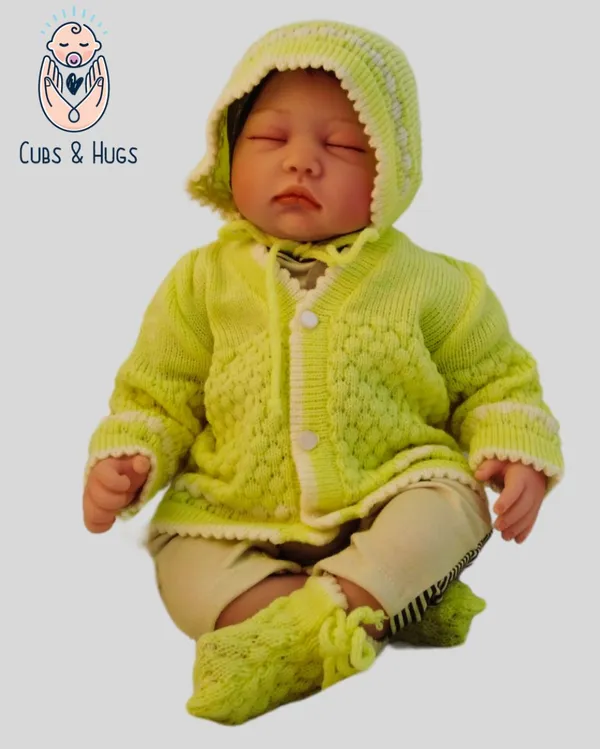 Lemon_Yellow_Front_Open_Knitted_Warm_And_Cozy_Sweater_For_New_Born_Baby