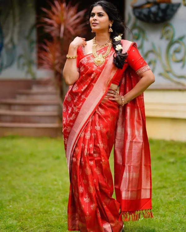 RED_PURE_BANARASI_SAREE