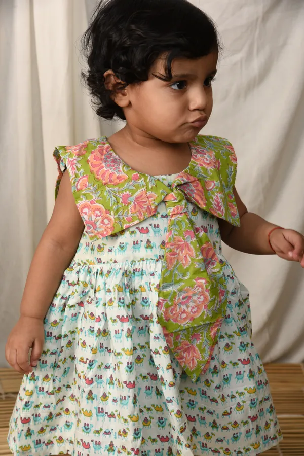 Multicolor_Frock_Dress_For_Girls_|_Abstract_Printed