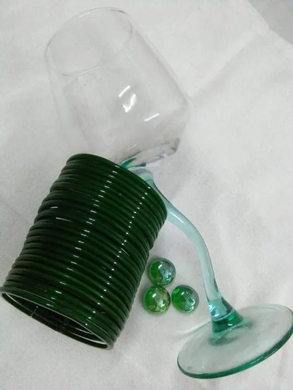 Glass_Bangles_Set_For_Women_&_Girls_Plain_Dark_Green_With_Glossy_Finished_(Pack_of_24)