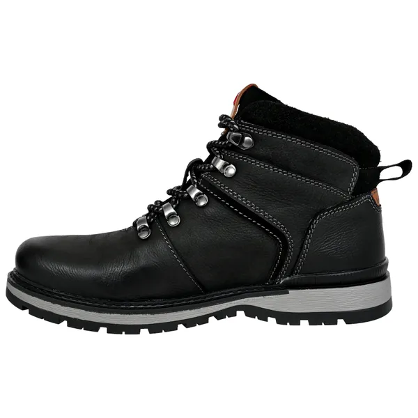 Black_Leather_Round_Toe_Mid_Top_Lace-Up_Boots