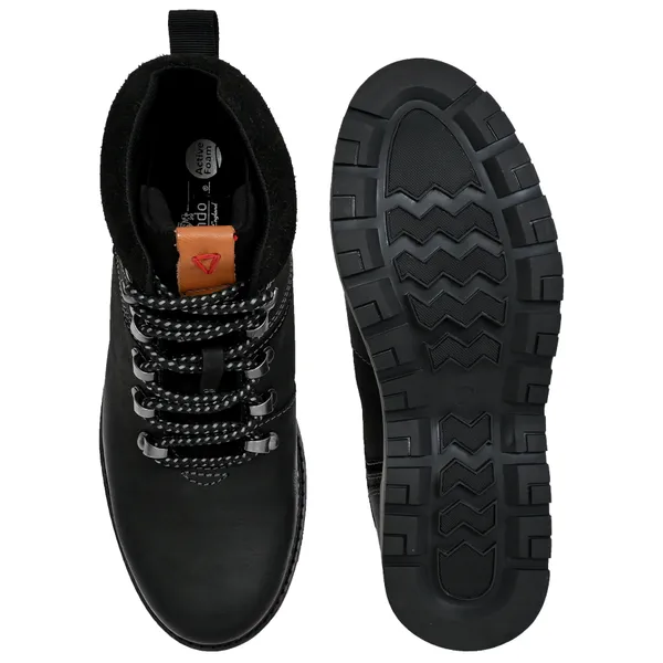 Black_Leather_Round_Toe_Mid_Top_Lace-Up_Boots