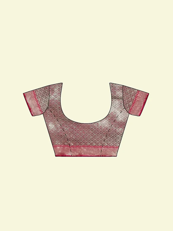 Rust_Matka_Silk/Silk_Blend_Banarasi_Sarees_For_Women