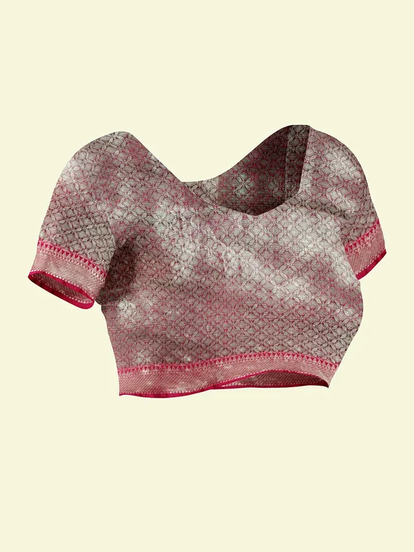 Rust_Matka_Silk/Silk_Blend_Banarasi_Sarees_For_Women