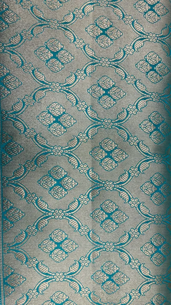 Humairah_Pure_Handwoven_Sea_green_Chiniya_Silk_Zari_Jaal_Zig-Zag_with_Minakari_Zari_Border_Banarasi_Saree_with_Sea_green_Blouse_piece