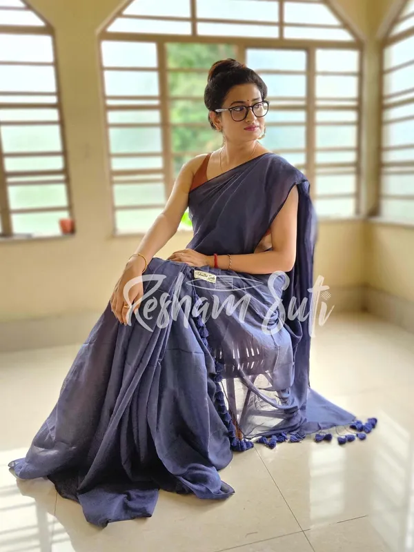 Blue_Designer_Mul_Modal_Saree-Frozen_Blueberry