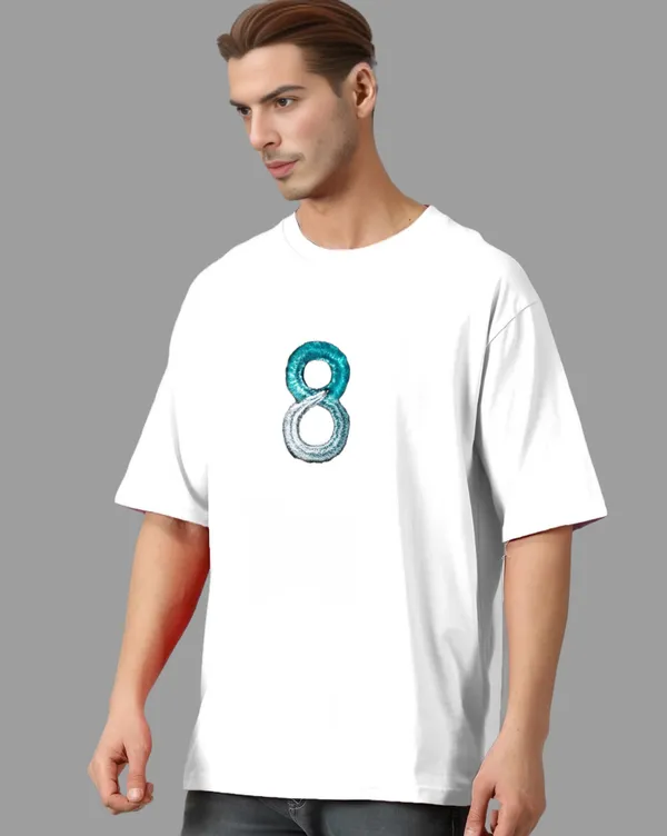 White_Oversized_Printed_Half_Sleeve_Cotton_T-Shirt_For_Men