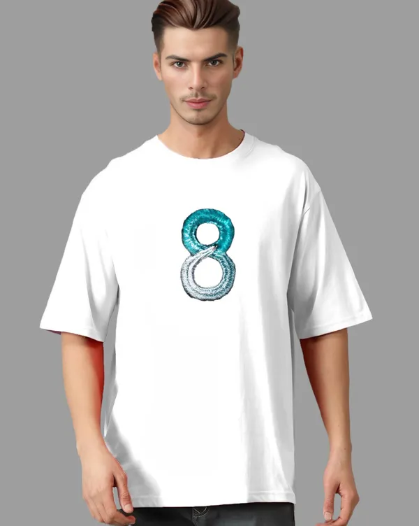 White_Oversized_Printed_Half_Sleeve_Cotton_T-Shirt_For_Men
