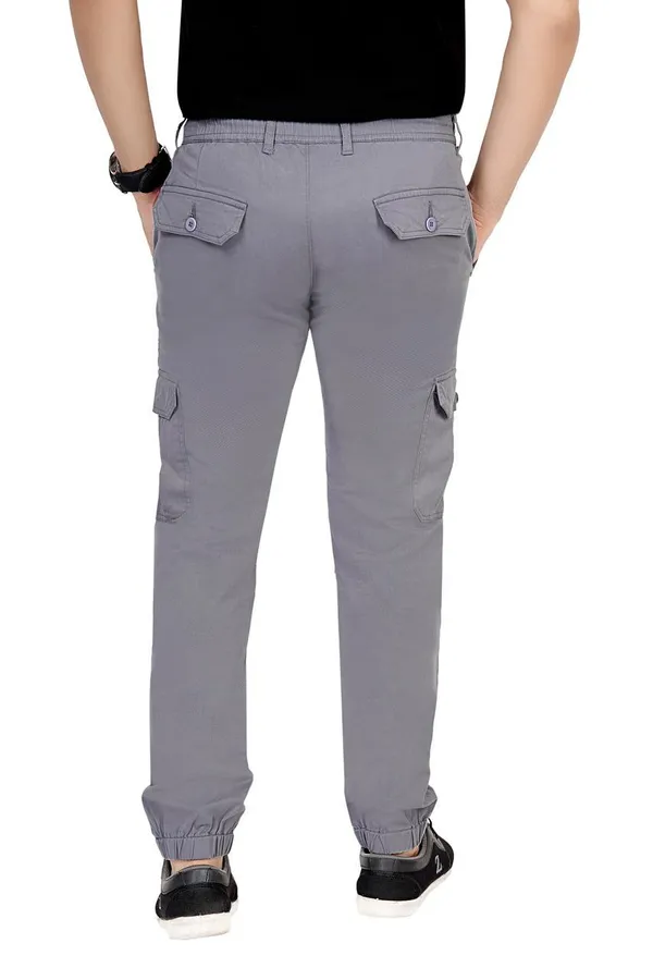 Grey_Solid_7_Pocket_Cargo_Joggers_For_Men