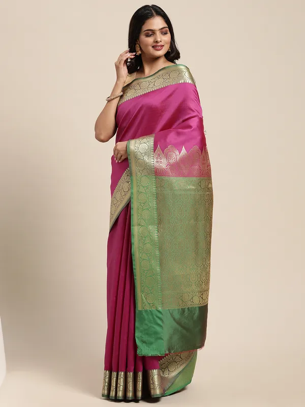 Purple_Valkalam_Katan_Silk_Banarasi_Sarees_For_Women
