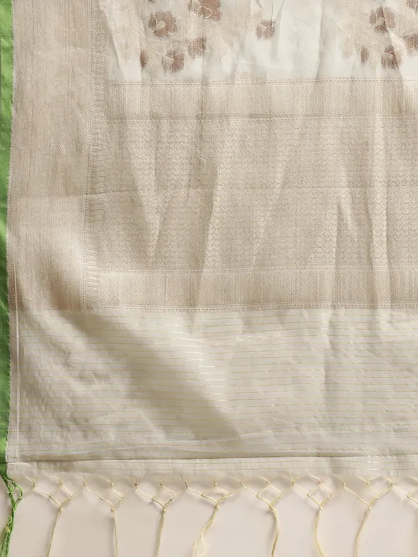 Grey_Masrise_Cotton/Cotton_Banarasi_Sarees_For_Women