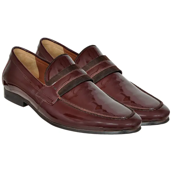Burgandy_Patent_Leather_Formal_Penny_Loafers