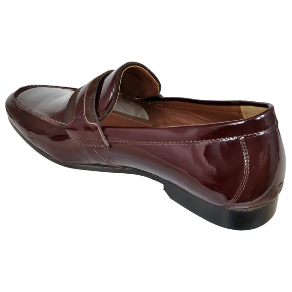 Burgandy_Patent_Leather_Formal_Penny_Loafers
