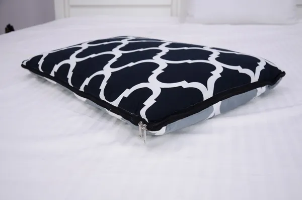 _120_GSM_Lightweight_Pocket_Portable_Single_Blanket_for_Travel,_Camping,_Hiking,_2-in-1_Travel_Blanket_and_Pillow_-_Dark_Black