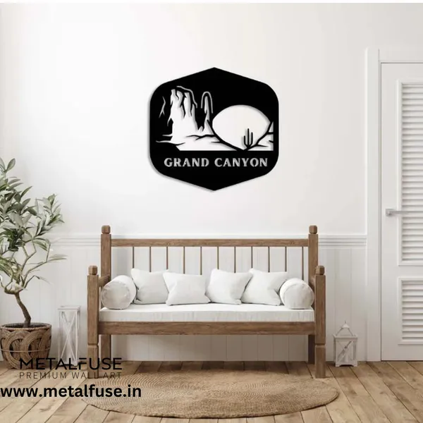 Wooden_Wall_Art_for_Home_Decoration__|_Grand_Canyon_Scenery__|_Black