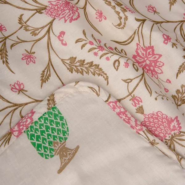 Cotton_Reversible_Single_Dohar,_Lightweight_AC_Blanket_for_All_Weather_Use_|_Botanical_Fusion_-_Ivory,_Brown_&_Pink